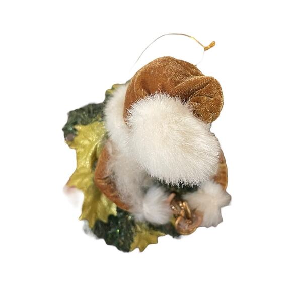 Department 56 Whimsical Christmas Tree Santa Claus Woodsy Elf Saxophone Rare 14" - Picture 9 of 14